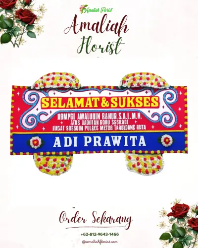 Karangan Bunga Ucapan Selamat di Lokwirin