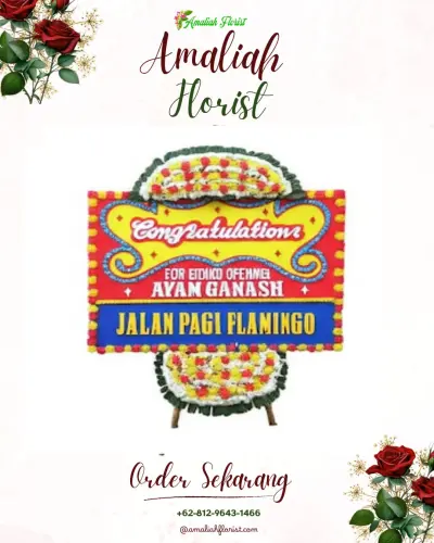 Bunga Papan Congratulation di Lokwirin